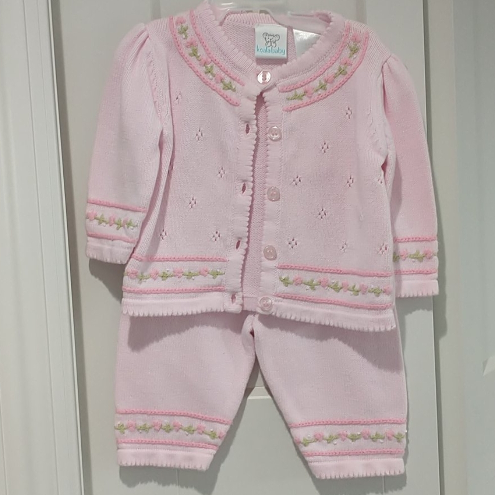Knit sweater set